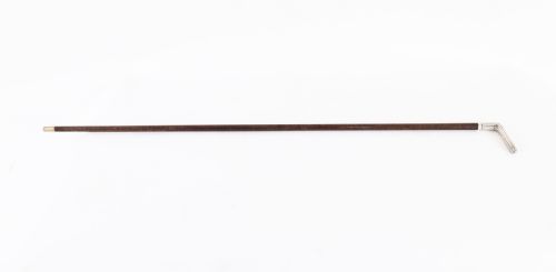 fig 1. Antique French Silver Walking Cane Stick19th Century 88cm 34.5inch