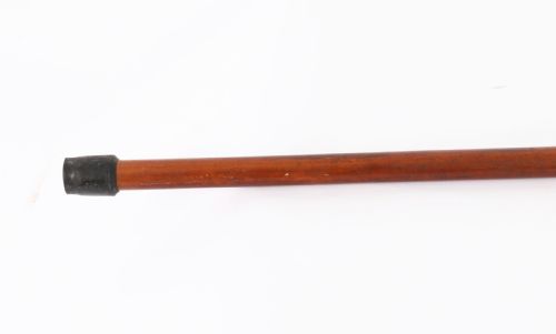 ANTIQUE ENGLISH SILVER TOPPED WALKING STICK CANE 99CM 39 INCHES - ADDITIONAL PHOTO 5