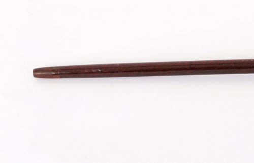 fig 4. Antique Sterling Silver Elephant Walking Cane Stick 19th C 94cm/37inches