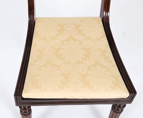 ANTIQUE SET 12 IRISH REGENCY BAR BACK DINING CHAIRS C1825 19TH C - ADDITIONAL PHOTO 7