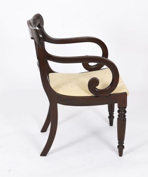 ANTIQUE SET 12 IRISH REGENCY BAR BACK DINING CHAIRS C1825 19TH C - ADDITIONAL PHOTO 12
