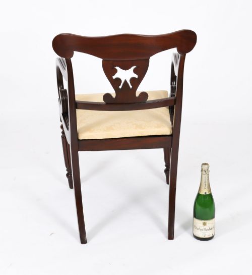 ANTIQUE SET 12 IRISH REGENCY BAR BACK DINING CHAIRS C1825 19TH C - ADDITIONAL PHOTO 16