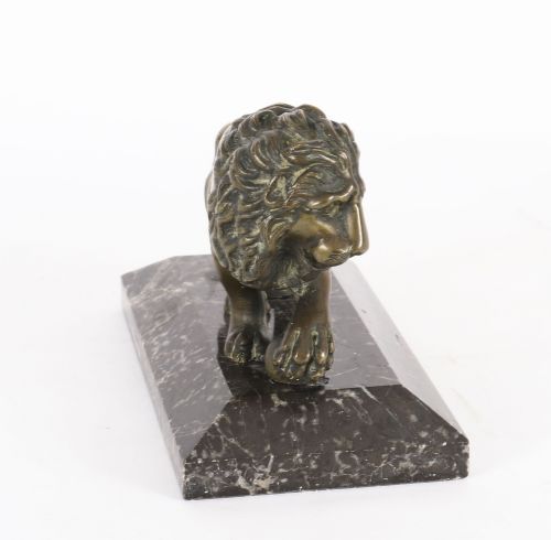 fig 4. Antique French Grand Tour Bronze Sculpture of The Medici Lion 19th C