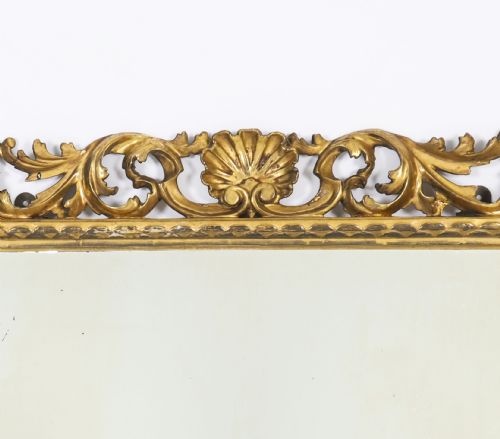 ANTIQUE ITALIAN GILTWOOD FLORENTINE MIRROR 19TH CENTURY 103 X 87CM - ADDITIONAL PHOTO 2