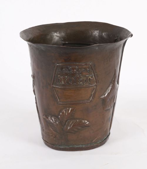 ANTIQUE FRENCH COPPER WINECHAMPAGNE COOLER EARLY 20TH CENTURY