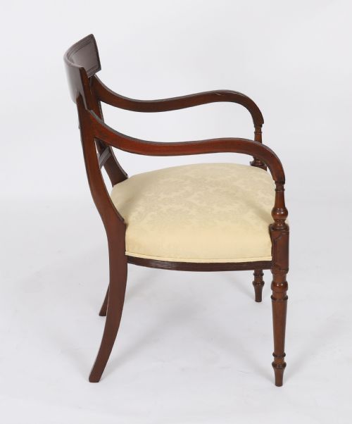 ANTIQUE SET 8 REGENCY PERIOD DINING CHAIRS CIRCA 1820 19TH C - ADDITIONAL PHOTO 3