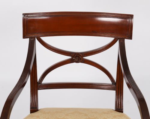ANTIQUE SET 8 REGENCY PERIOD DINING CHAIRS CIRCA 1820 19TH C - ADDITIONAL PHOTO 5