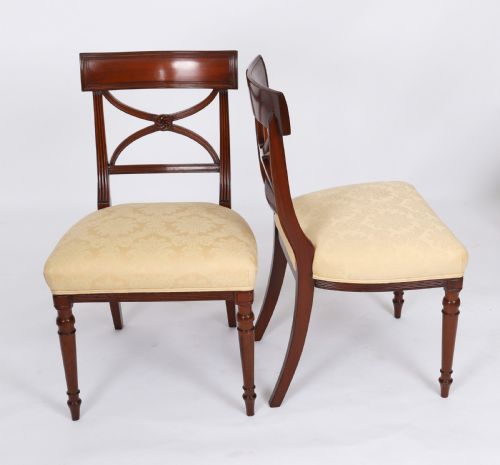 ANTIQUE SET 8 REGENCY PERIOD DINING CHAIRS CIRCA 1820 19TH C - ADDITIONAL PHOTO 11