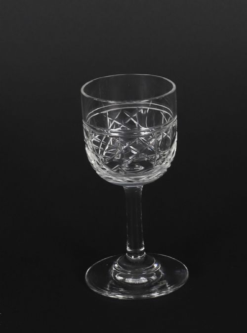 ANTIQUE THREE CUT CRYSTAL DECANTER INLAID MAHOGANY TANTALUS GAMES 19TH C - ADDITIONAL PHOTO 12