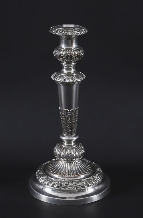ANTIQUE PAIR LARGE GEORGE III THREE LIGHT CANDELABRA BY MATTHEW BOULTON 18TH C - ADDITIONAL PHOTO 11