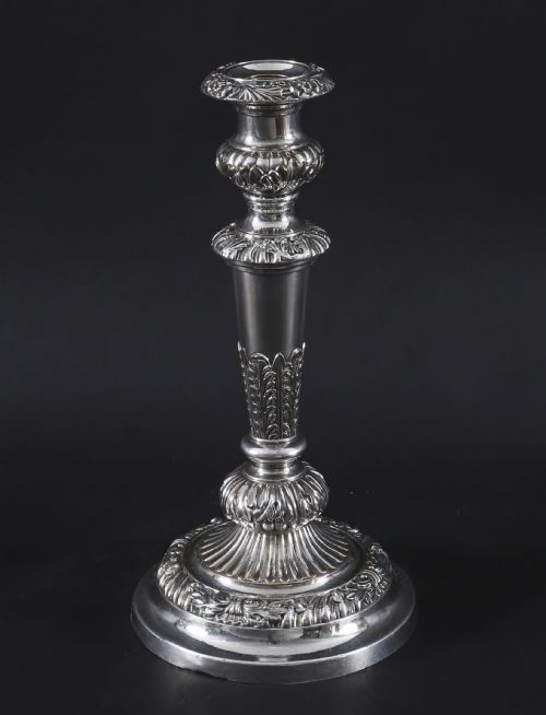 ANTIQUE PAIR LARGE GEORGE III THREE LIGHT CANDELABRA BY MATTHEW BOULTON 18TH C - ADDITIONAL PHOTO 15