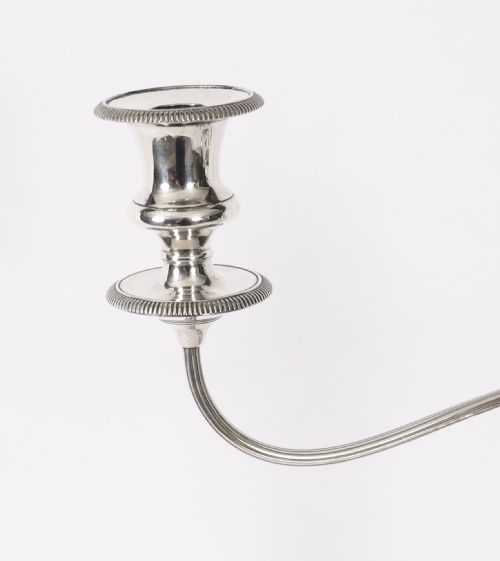 ANTIQUE PAIR VICTORIAN 3LIGHT CANDELABRA GARRARD CO C1880 - ADDITIONAL PHOTO 13