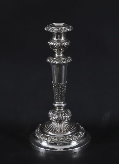 ANTIQUE LARGE OLD SHEFFIELD GEORGE III CANDELABRA 4 PIECE SUITE 18TH CENTURY - ADDITIONAL PHOTO 9