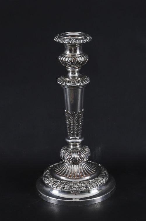 ANTIQUE LARGE OLD SHEFFIELD GEORGE III CANDELABRA 4 PIECE SUITE 18TH CENTURY - ADDITIONAL PHOTO 13