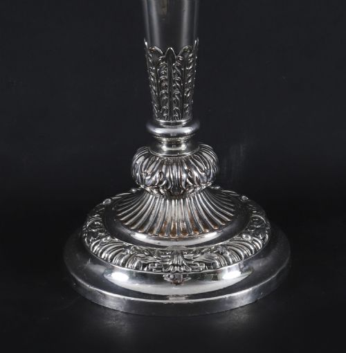ANTIQUE LARGE OLD SHEFFIELD GEORGE III CANDELABRA 4 PIECE SUITE 18TH CENTURY - ADDITIONAL PHOTO 15
