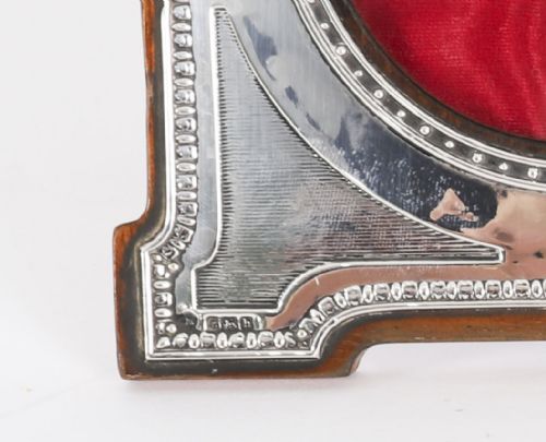 ANTIQUE PAIR STERLING SILVER PHOTO FRAMES MAPPIN BROS 1907 25X18CM - ADDITIONAL PHOTO 6