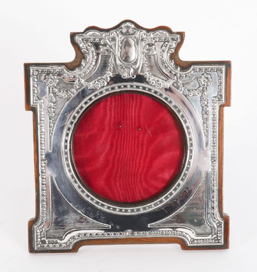 ANTIQUE PAIR STERLING SILVER PHOTO FRAMES MAPPIN BROS 1907 25X18CM - ADDITIONAL PHOTO 8