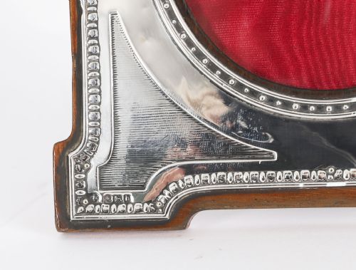 ANTIQUE PAIR STERLING SILVER PHOTO FRAMES MAPPIN BROS 1907 25X18CM - ADDITIONAL PHOTO 9