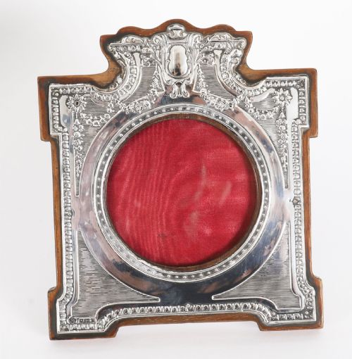ANTIQUE PAIR STERLING SILVER PHOTO FRAMES MAPPIN BROS 1907 25X18CM - ADDITIONAL PHOTO 11