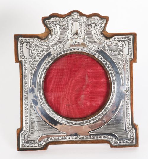 ANTIQUE PAIR STERLING SILVER PHOTO FRAMES MAPPIN BROS 1907 25X18CM - ADDITIONAL PHOTO 12