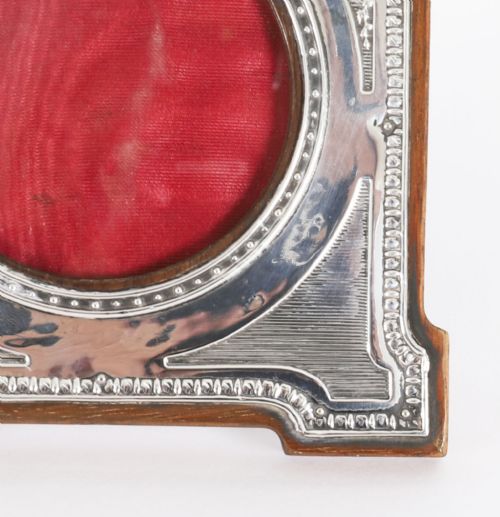 ANTIQUE PAIR STERLING SILVER PHOTO FRAMES MAPPIN BROS 1907 25X18CM - ADDITIONAL PHOTO 13