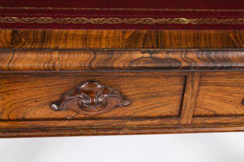 ANTIQUE VICTORIAN WRITING TABLE BY EDWARDS ROBERTS 19TH C - ADDITIONAL PHOTO 10