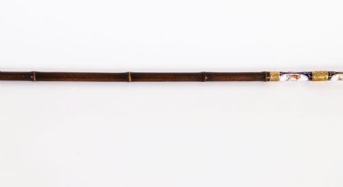 ANTIQUE FRENCH GOLD PLATE SEVRES PORCELAIN WALKING SWORD STICK 19THC 91CM 36 - ADDITIONAL PHOTO 5