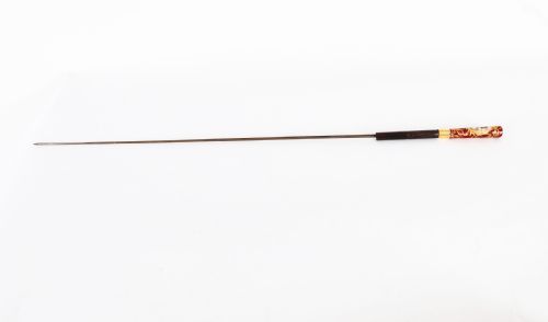 ANTIQUE FRENCH SEVRES PORCELAIN WALKING SWORD STICK 19TH C 89CM 35 INCHES - ADDITIONAL PHOTO 3