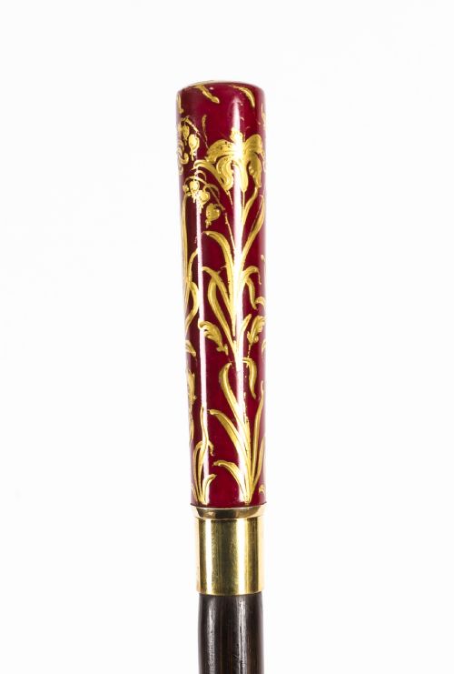 ANTIQUE FRENCH SEVRES PORCELAIN WALKING SWORD STICK 19TH C 89CM 35 INCHES - ADDITIONAL PHOTO 14