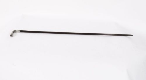 ANTIQUE FRENCH SILVER WALKING CANE STICK19TH CENTURY 90CM 36INCH