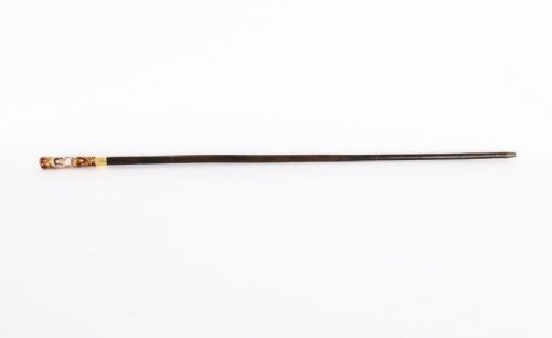 ANTIQUE FRENCH SEVRES PORCELAIN WALKING SWORD STICK 19TH C 89CM 35 INCHES
