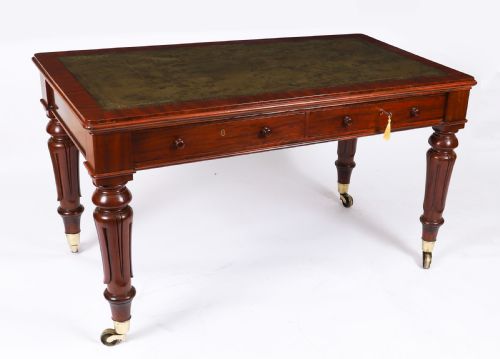 Antique William IV Writing Table Desk C1835 19th Century 138x77cm