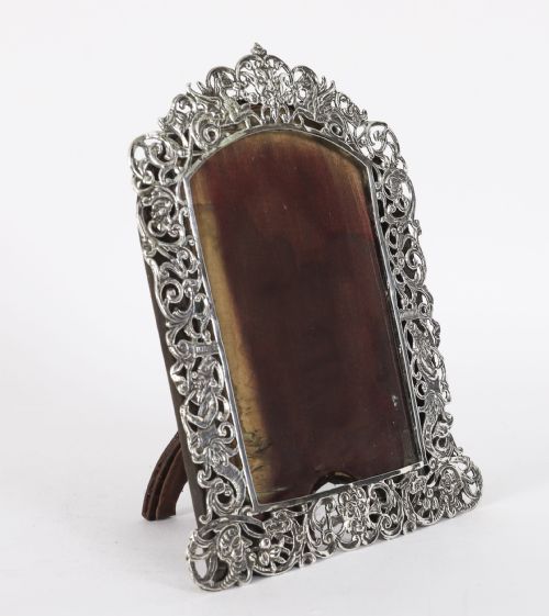 Antique Sterling Silver Photo Frame Rosenthal, Jacob & Co. 19cm X 15cm