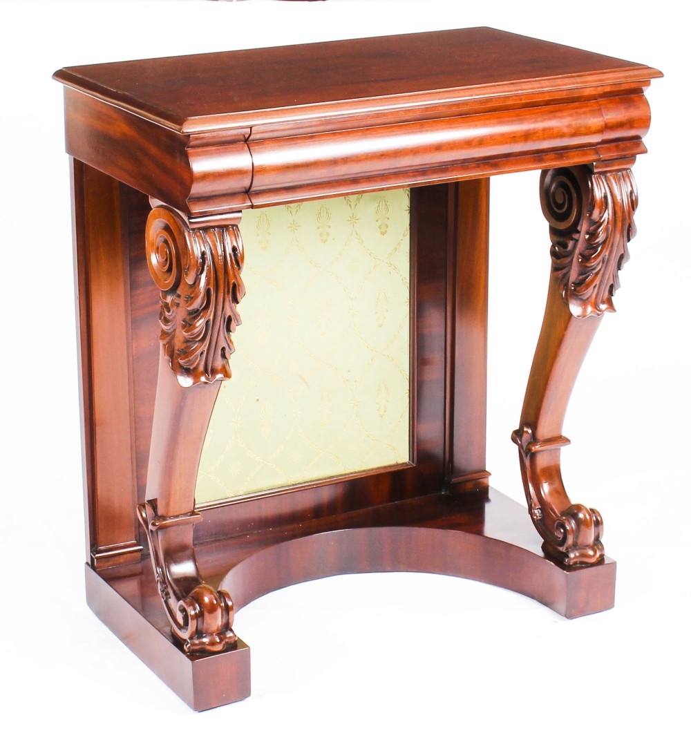 Antique Victorian Mahogany Console Hall Table c1860 19th Century
