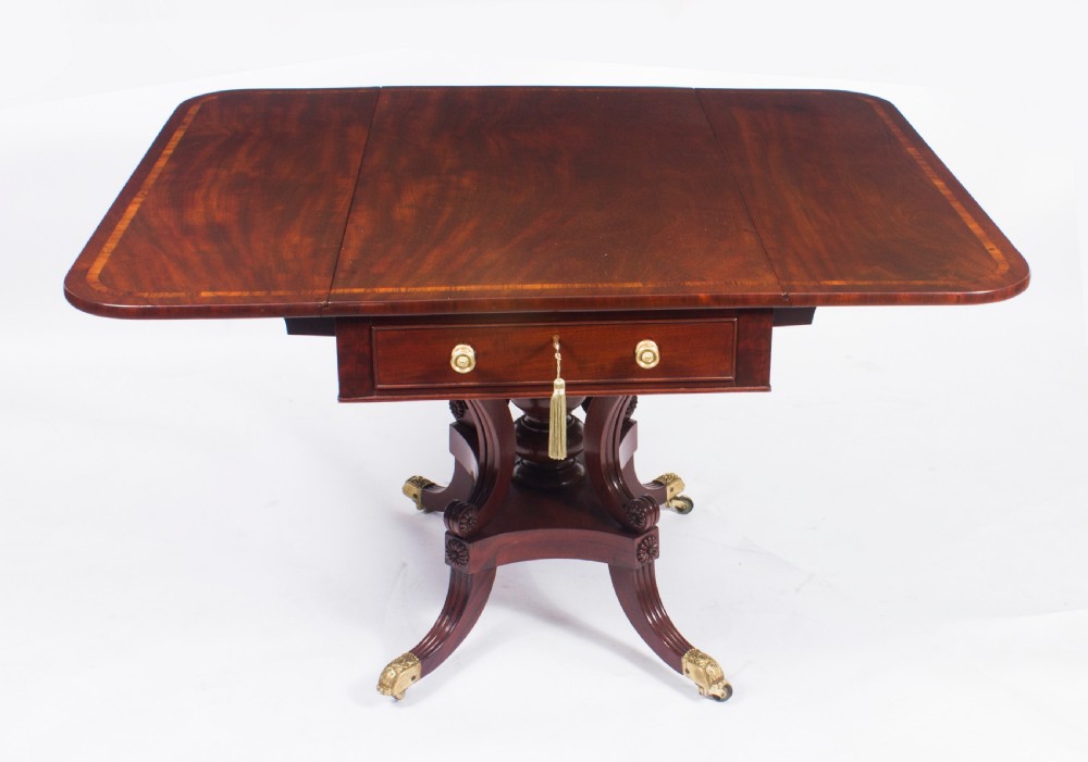 Antique Regency George III Pembroke Table Gillows c.1820
 View IV