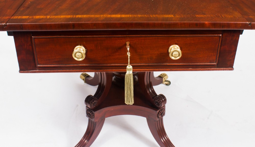 Antique Regency George III Pembroke Table Gillows c.1820
 View V