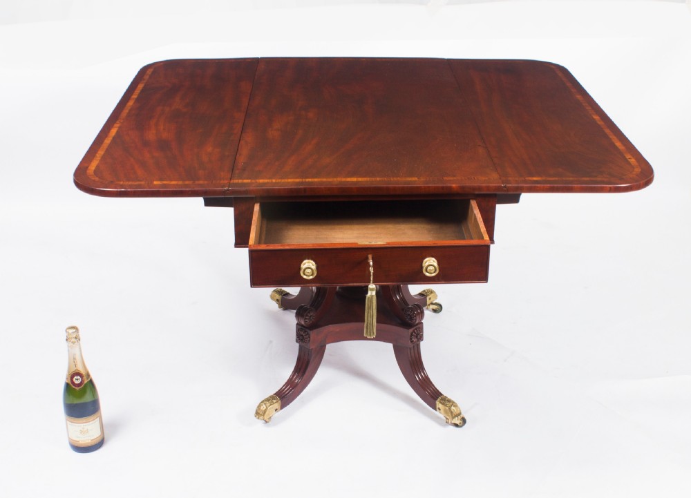 Antique Regency George III Pembroke Table Gillows c.1820
 View XIII