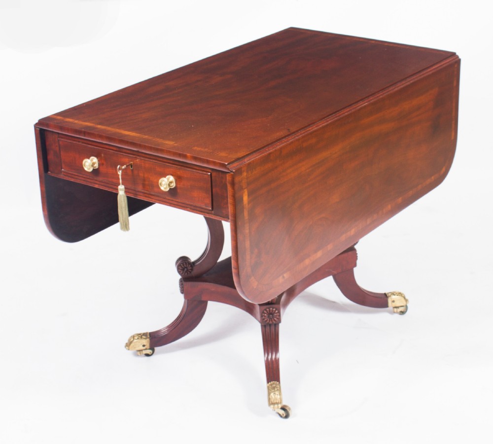 Antique Regency George III Pembroke Table Gillows c.1820
 View XVI