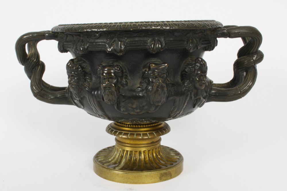 Antique French Grand Tour Bronze & Ormolu Urn 19th Century
