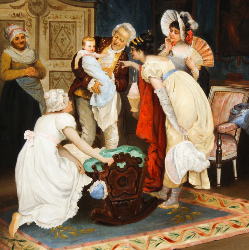 Antique Oil Painting 