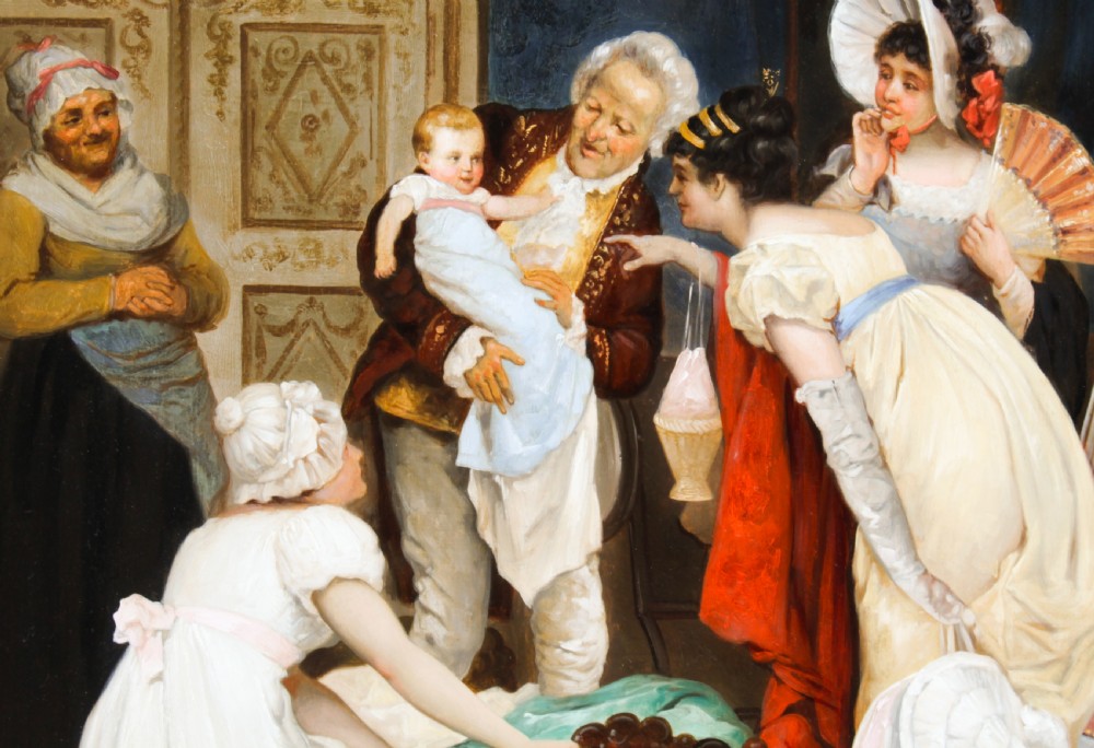 Antique Oil Painting 