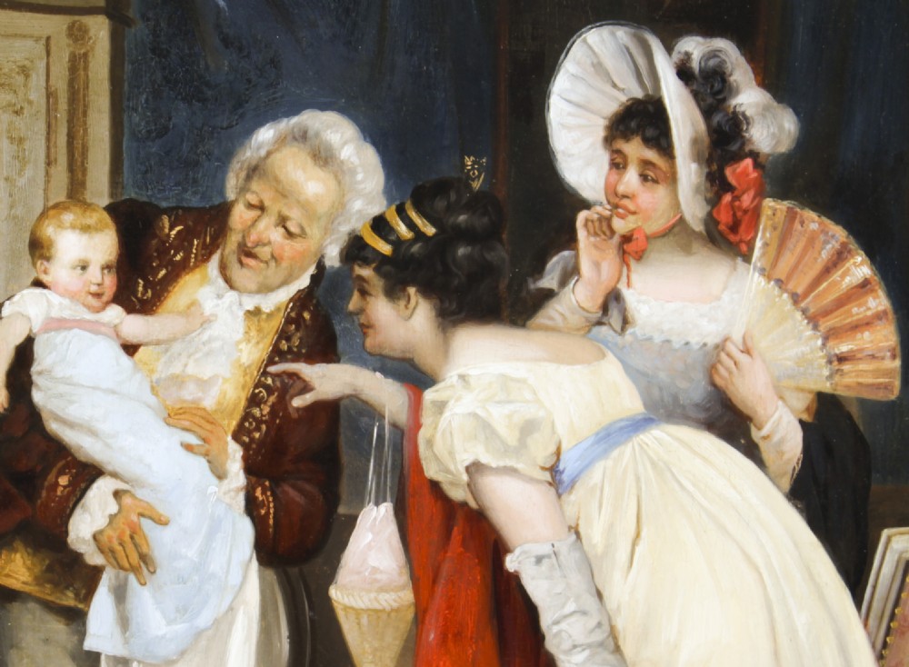 Antique Oil Painting 