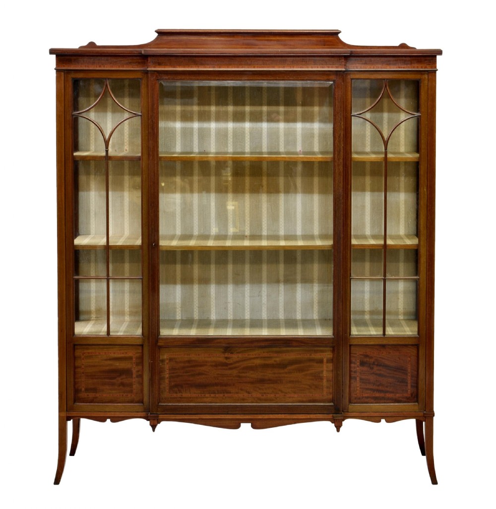 Antique Edwardian Display Cabinet by Maple & Co C1900
 View III
