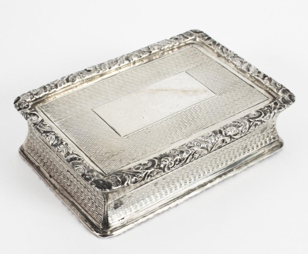 Antique Edwardian Silver Snuff Box Pill Box Thomas Hayes 1902
