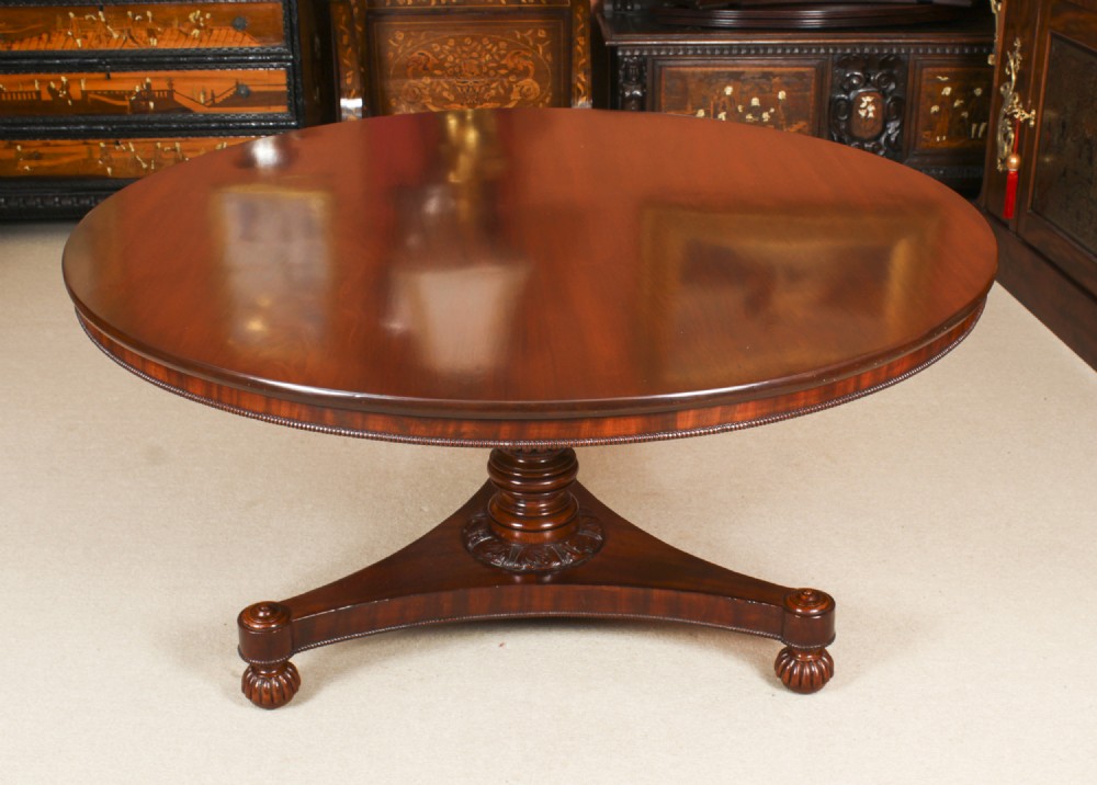 Antique William IV Circular Dining Centre Table Circa 1830 Early 19th Century
