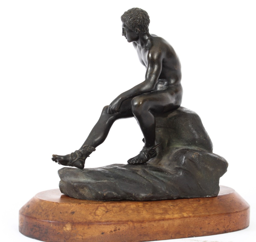 Antique Italian Bronze Sculpture Mercury Hermes Chiurazzi & Fils 19thC
 View VIII