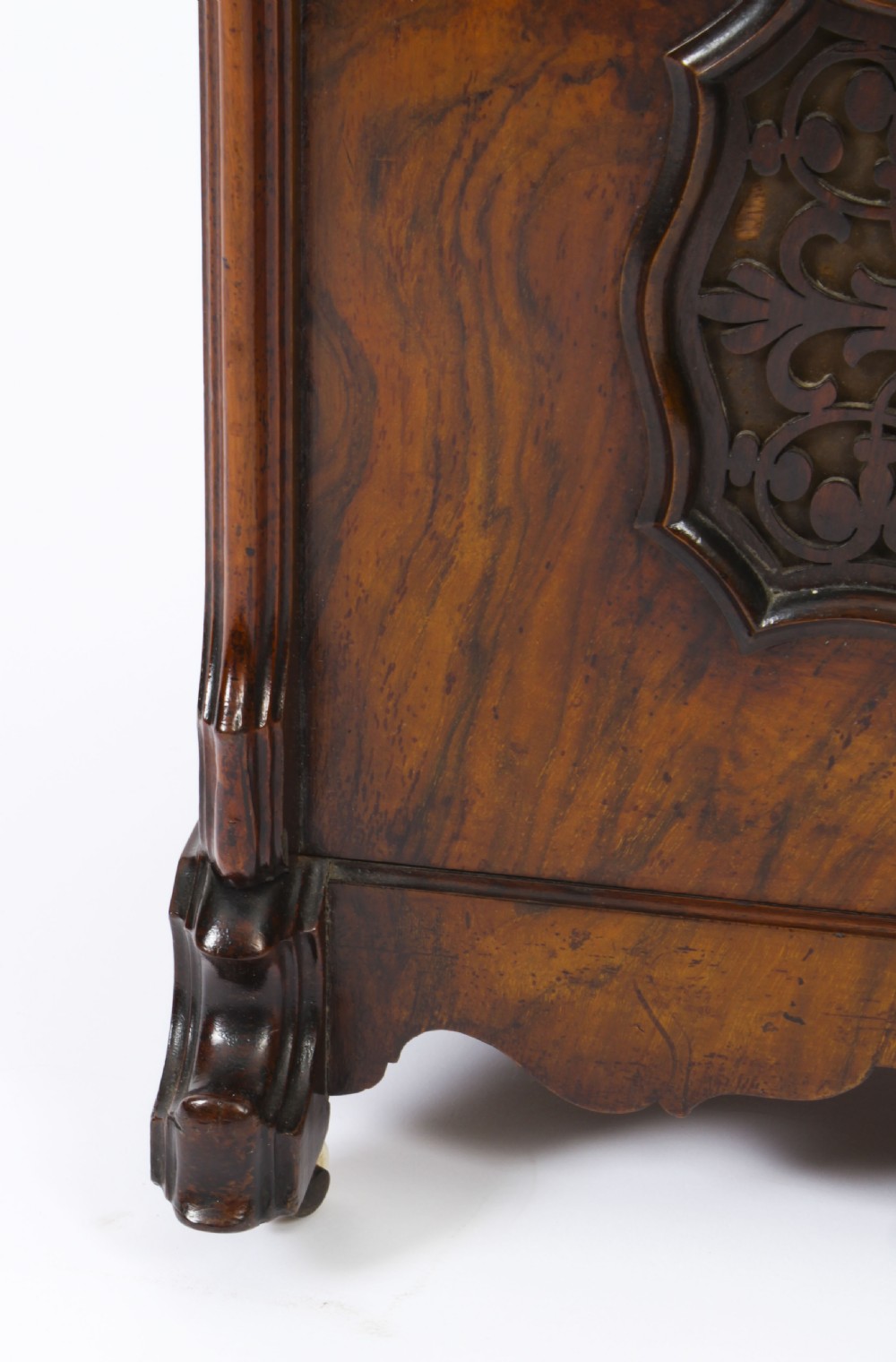 Antique Victorian Burr Walnut Music Canterbury Magazine Rack 19th C
 View VI
