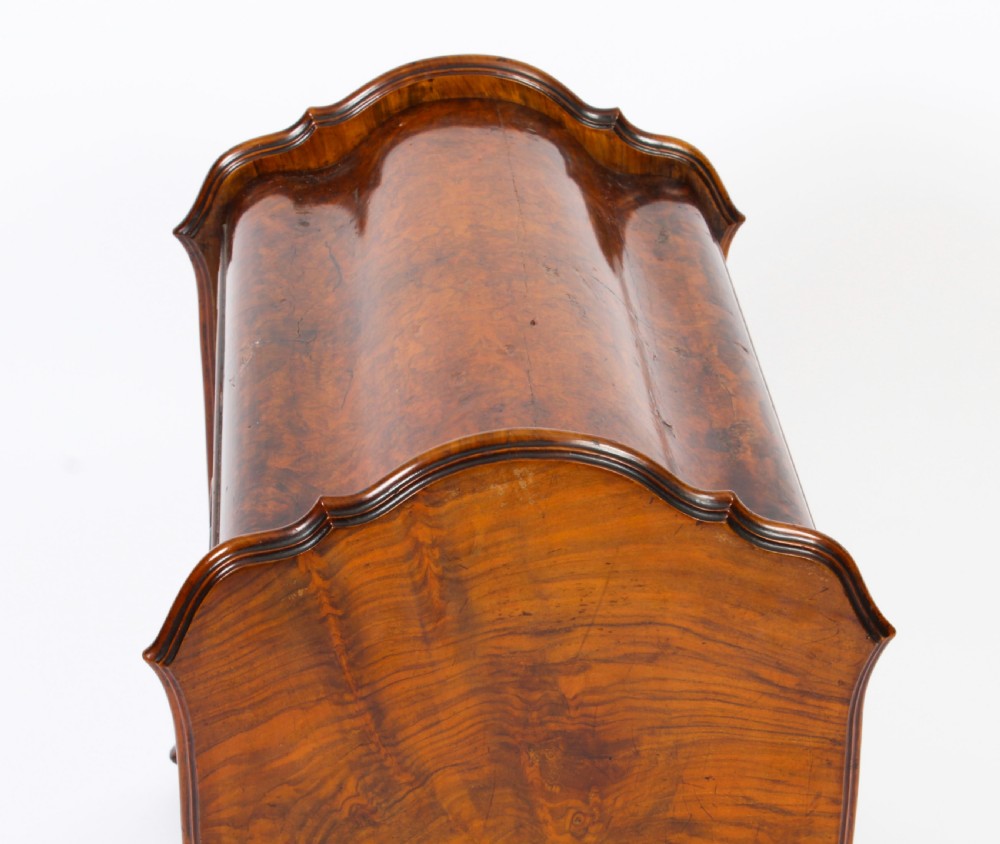 Antique Victorian Burr Walnut Music Canterbury Magazine Rack 19th C
 View XII