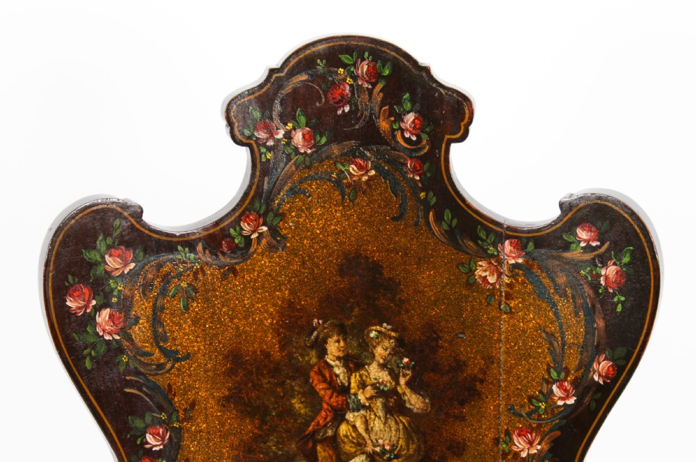 Antique French Vernis Martin Salon Open Armchair Druce & Co 19th Century
 View XIII