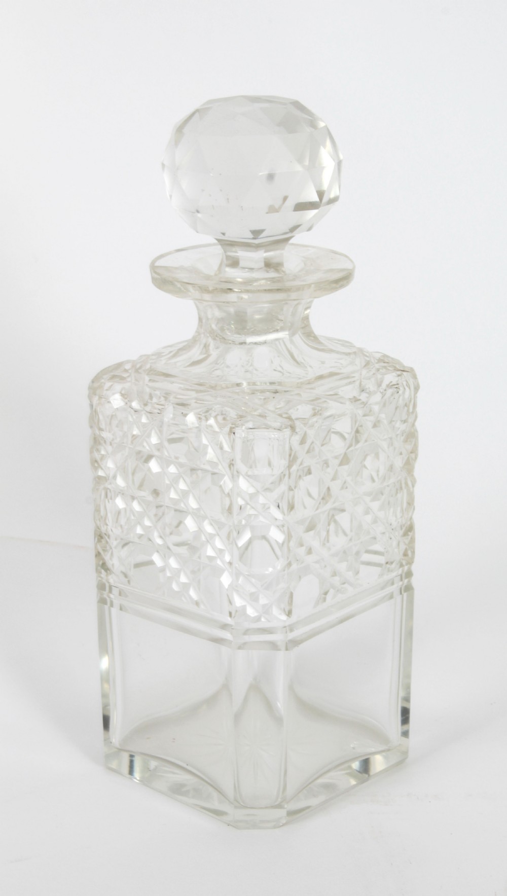 Antique Victorian Burr Walnut Three Crystal Decanter Tantalus Dry Bar 19th C
 View XVII